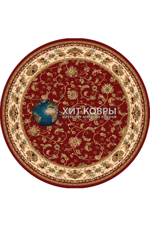 Монгольский ковер Hunnu 6C2243_063 Красный круг